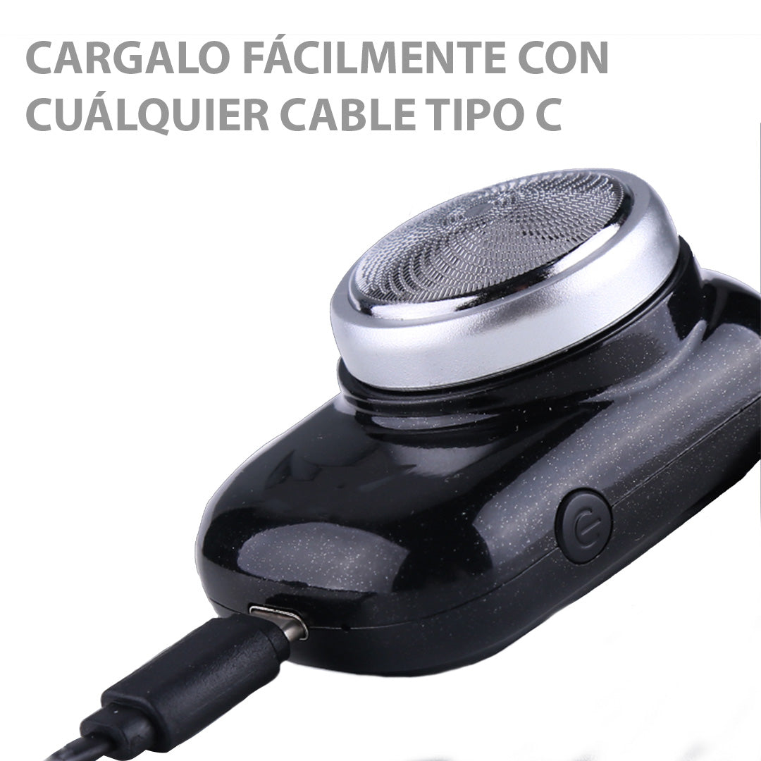 Mini Afeitadora Portátil Recargable