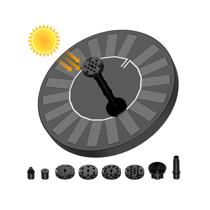 Bomba de fuente con energía solar