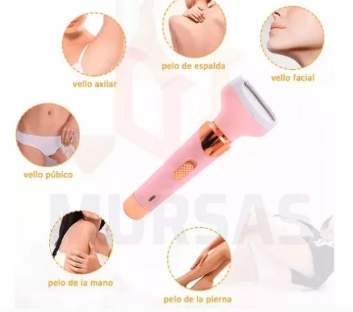 Combo Maquina de Afeitar Dama + Limpiador Facial