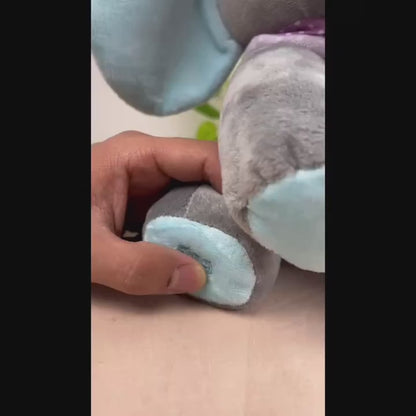 Juguete de Peluche Musical Interactivo de Elefante con Orejas que Aletean